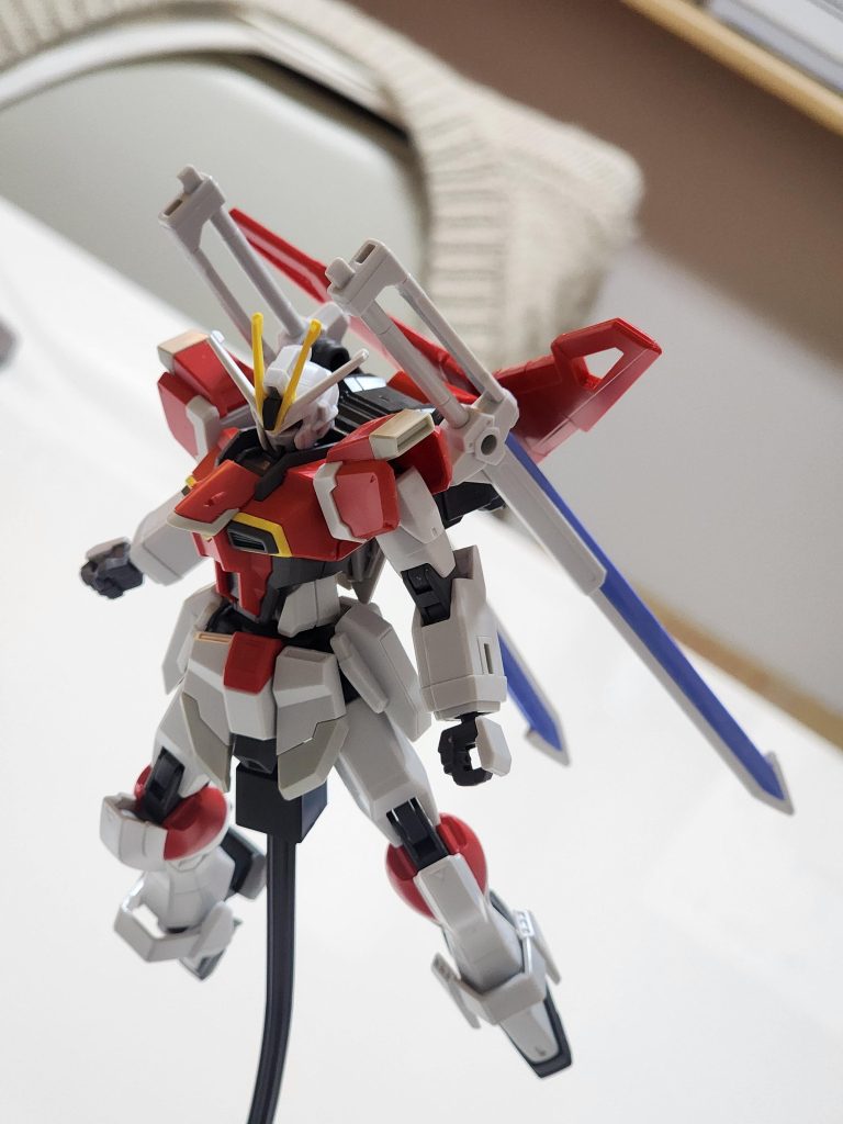 作品名：HGCE　ソードインパルス　製作中<p>パチ組完了！ 簡単フィニッシュ予定🤭</p>
