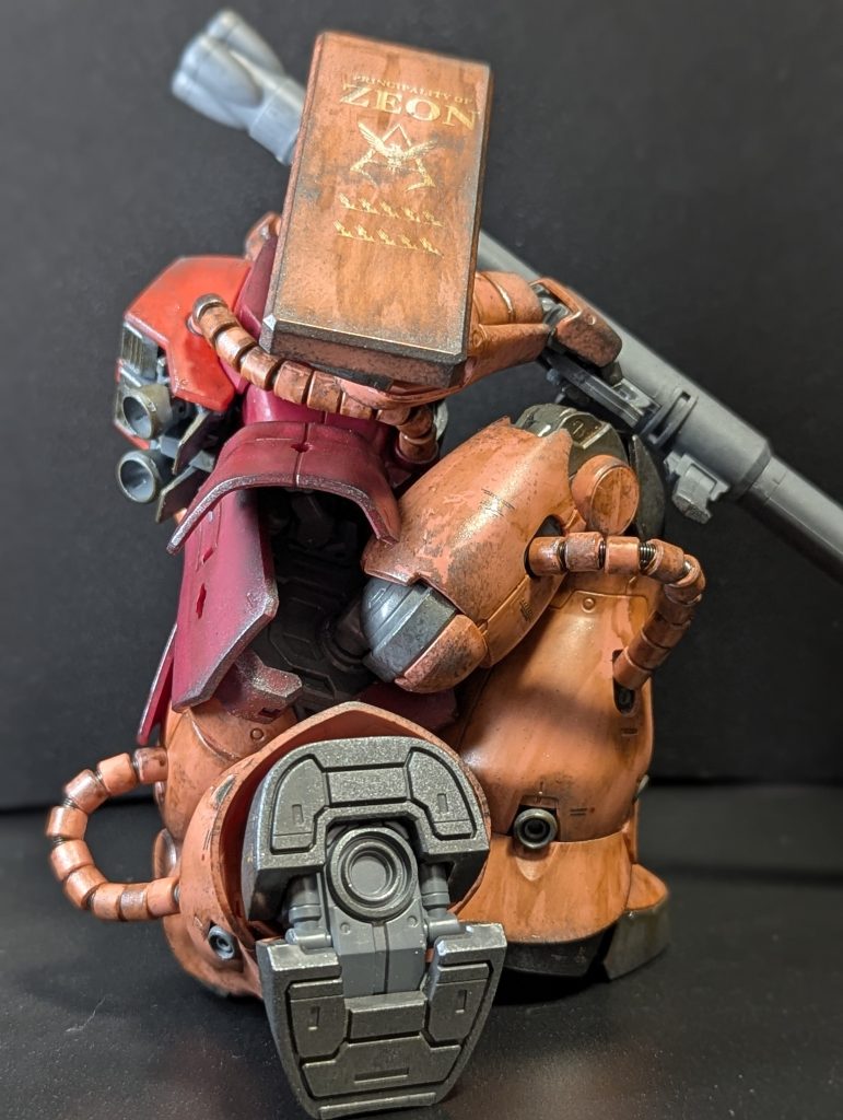 シャア専用ザクVer.2.0(成型色ウェザリング)–3枚目/制作者：Chef_tea