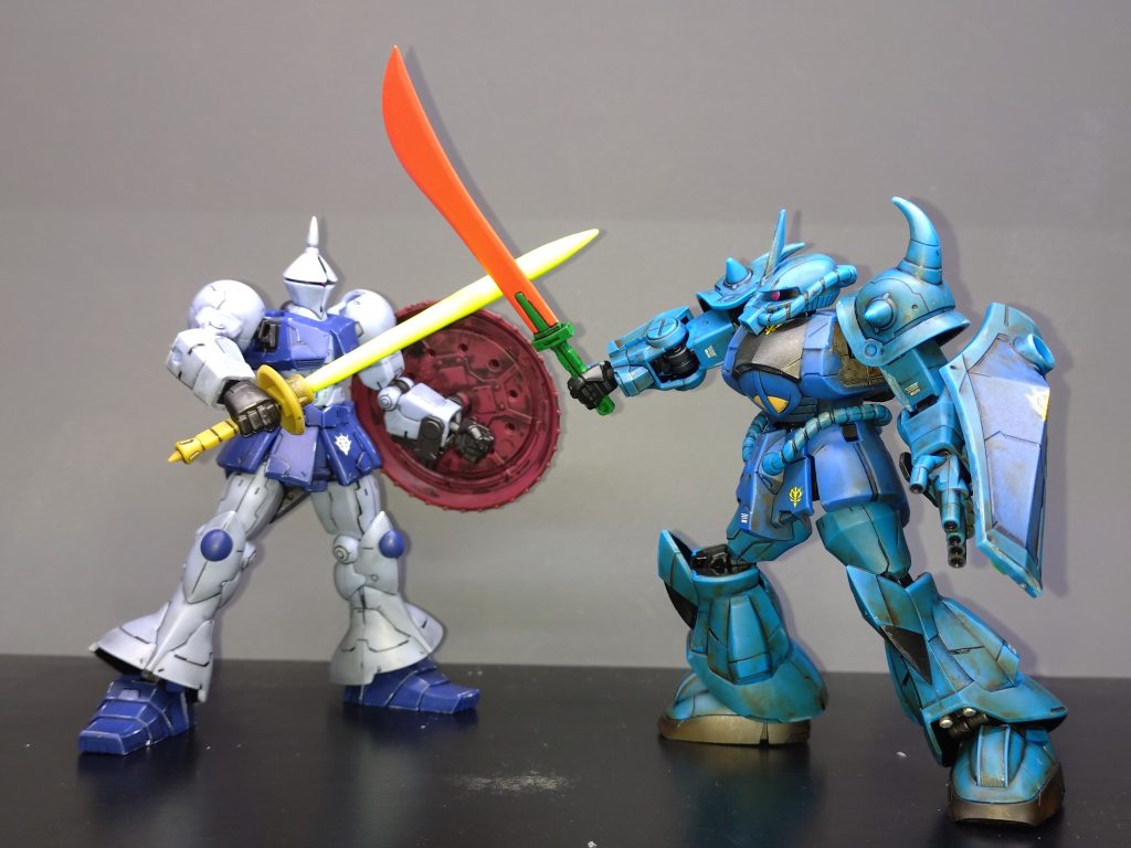 Gフレームのグフと。