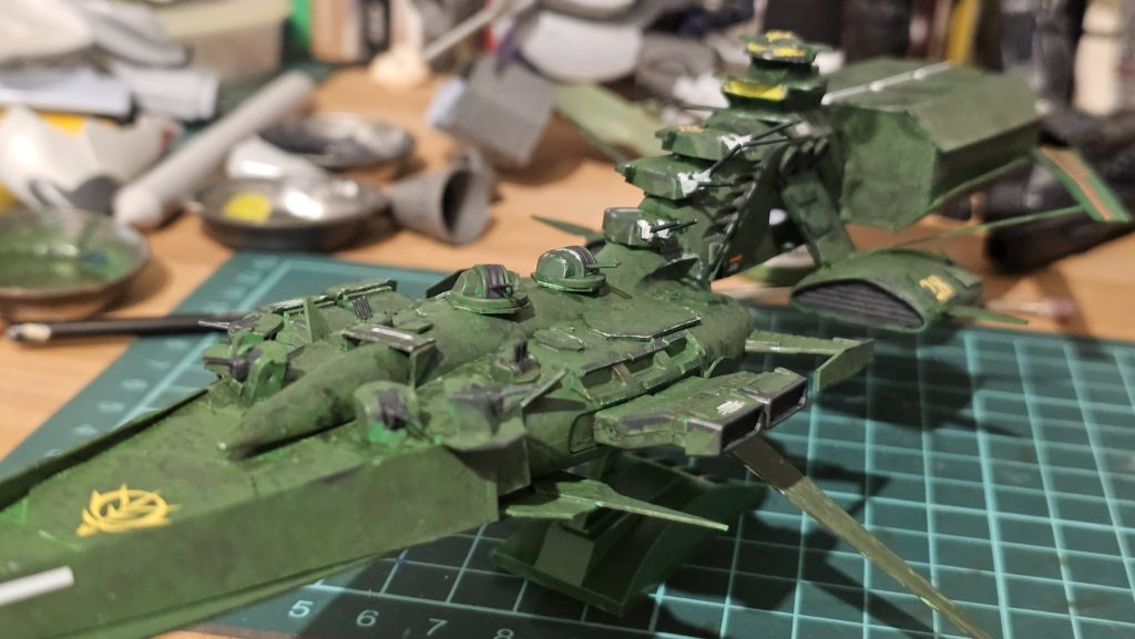 でカールを貼った状態。