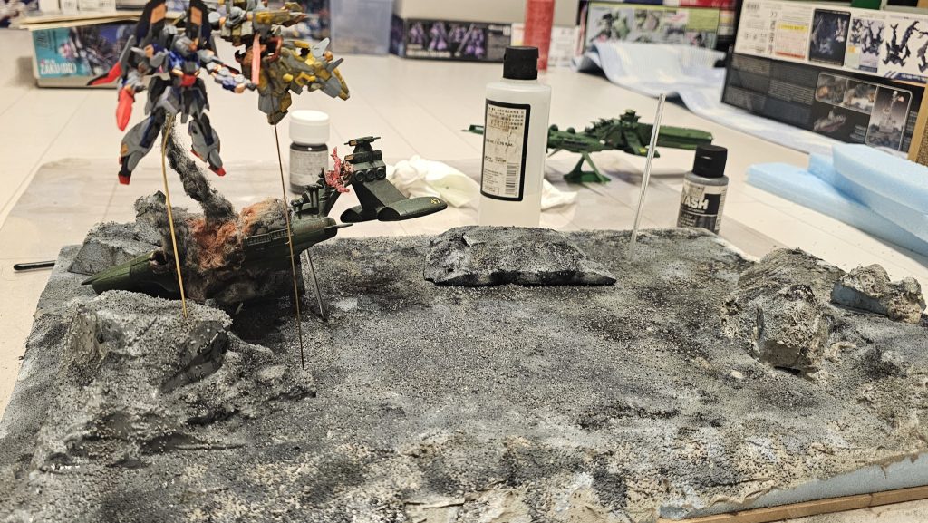 全体の配置を決めているところです。