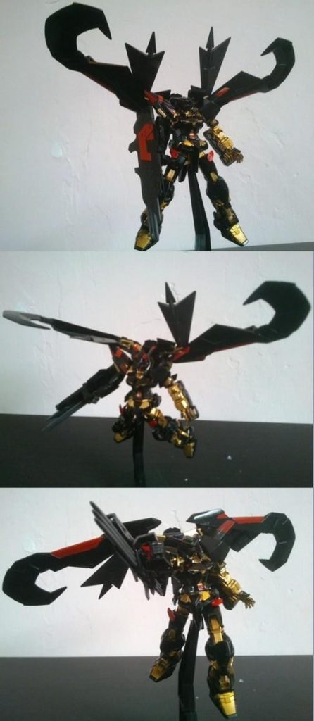 CEHG•ギナ専用•ガンダムアストレイ•ゴールドフレーム•天–4枚目/制作者：risuisei