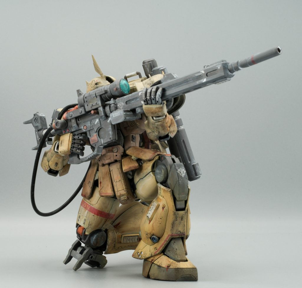 自作パーツの精度が悪くポロポロ取れまくりです。コレも奇跡の一枚です。