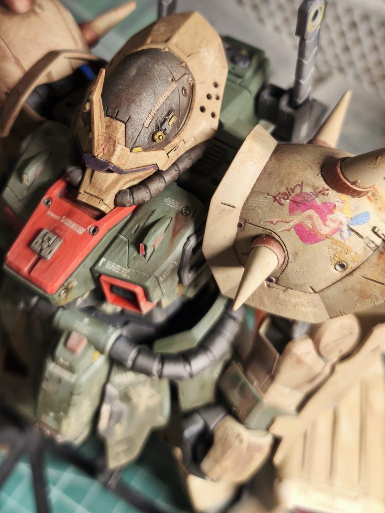 肩のマーキング