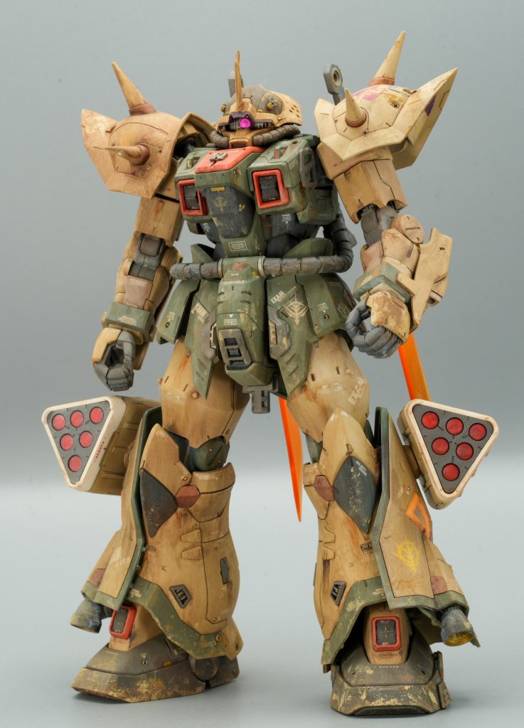 素立ちです。アフリカ戦線に配備された機体をイメージしました。