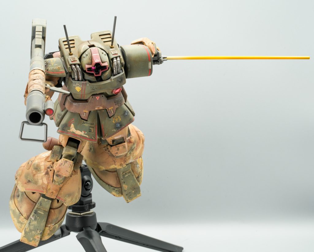 ヒート剣は、黄色でグラデ塗装しました。