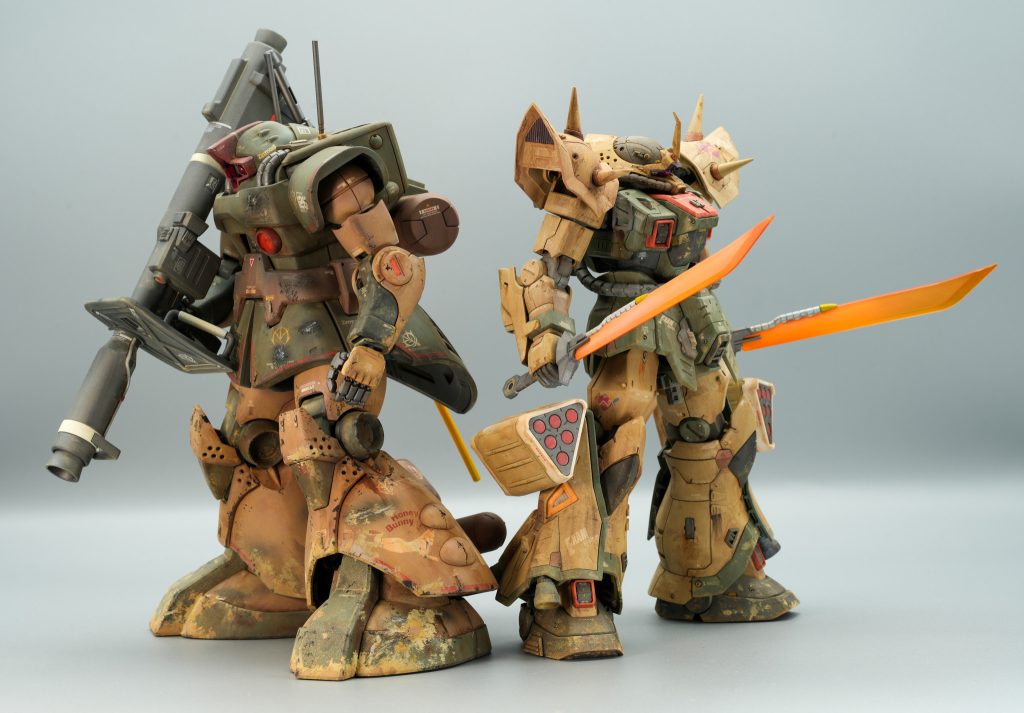 ドワッジとセット撮影。