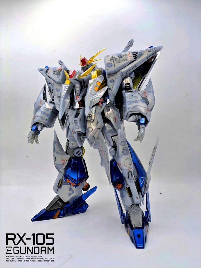 Ξガンダム [劇場公開記念クリアカラー] メカニカルコアメッキ仕上げ ＆ ガンダムベース限定 ミサイルエフェクトセット–3枚目/制作者：SHIUMAI MODELS