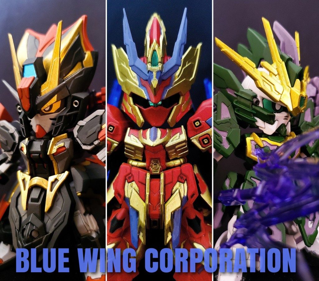 三国創傑伝　張遼サザビー　荀彧ストライクノワール　張郃アルトロンガンダム