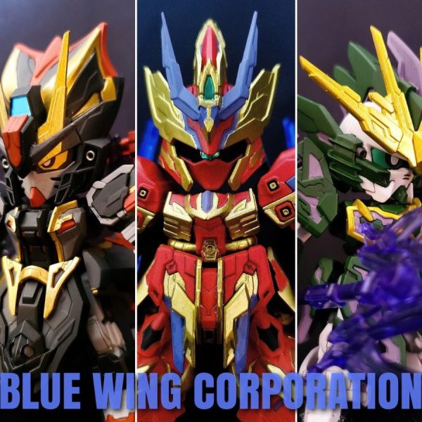 三国創傑伝　張遼サザビー　荀彧ストライクノワール　張郃アルトロンガンダム