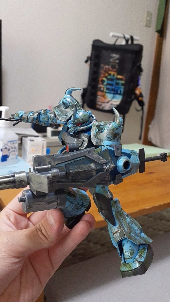 本気で塗装したグフカス–4枚目/制作者：ガンプラ初心者のハンバーグ