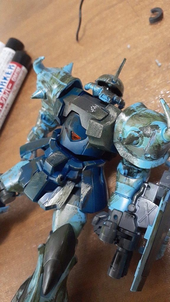 本気で塗装したグフカス–5枚目/制作者：ガンプラ初心者のハンバーグ
