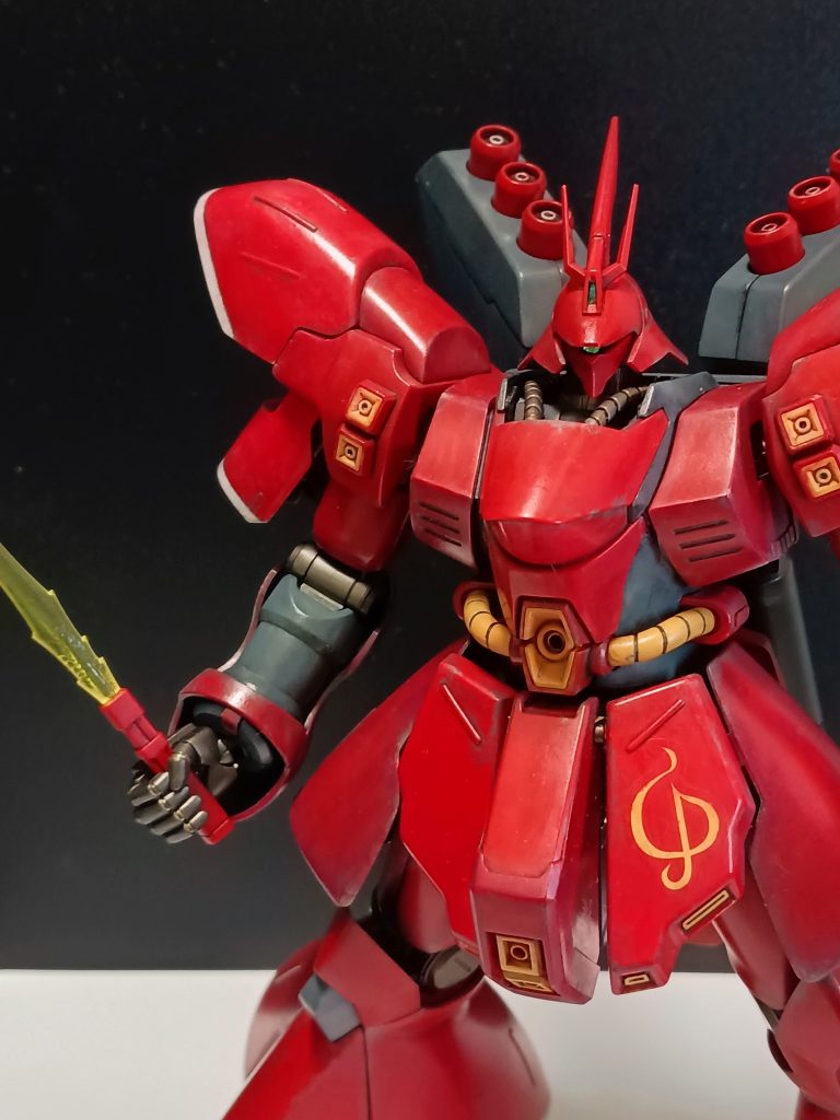 HGUC MSN-04 SAZABI【筆塗り全塗装】–5枚目/制作者：sama4laoidangan