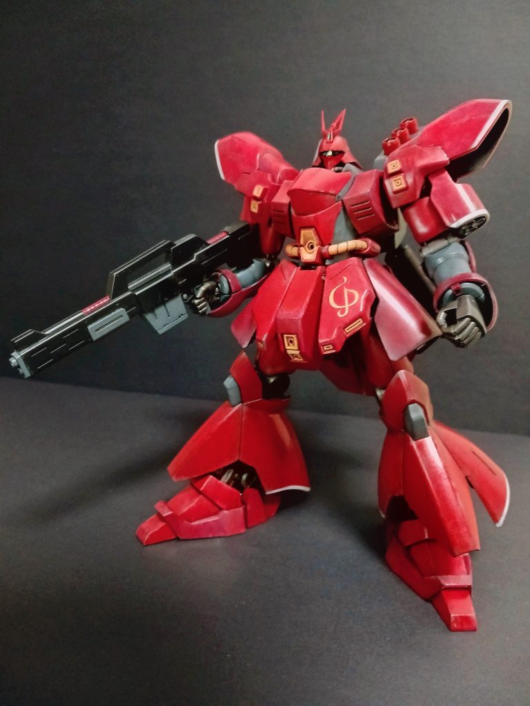 HGUC MSN-04 SAZABI【筆塗り全塗装】–2枚目/制作者：sama4laoidangan