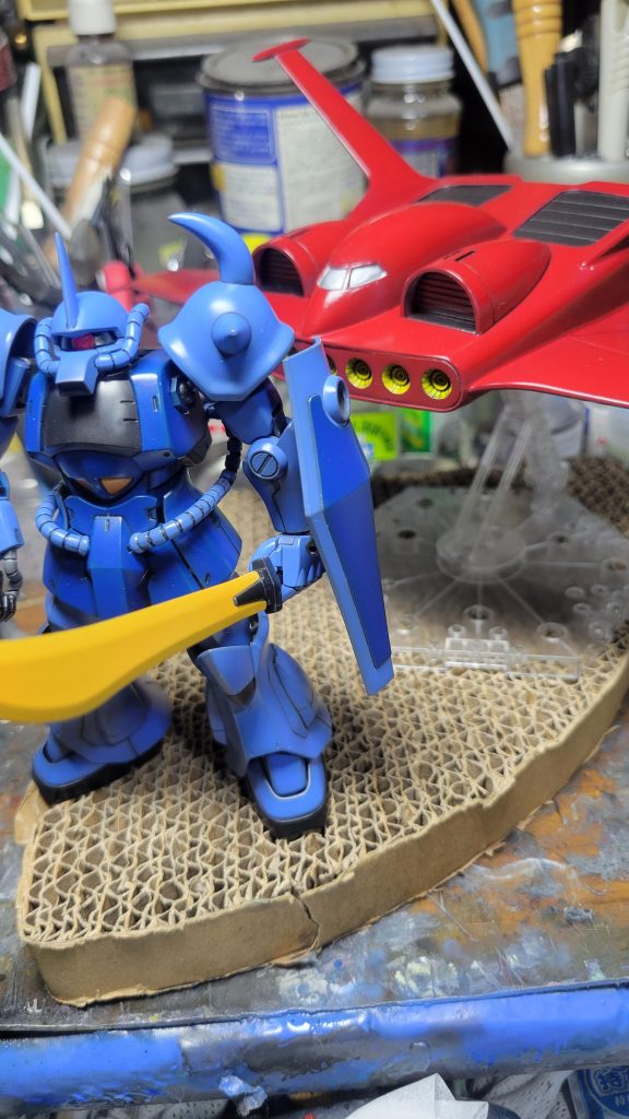 着地っ！では、No!LIFE　No!ガンプラ