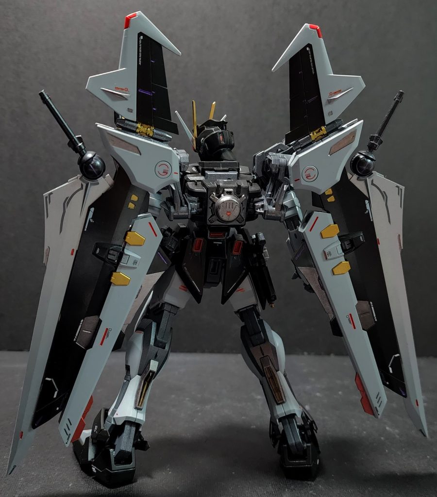 GAT-X105E ストライクノワールガンダム Strike Noir Gundam–2枚目/制作者：@Matthew1544964