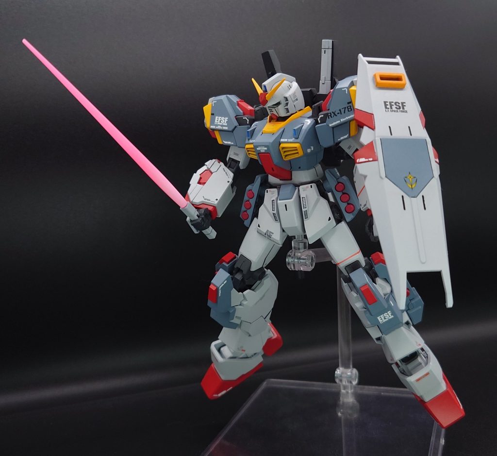 ビームサーベル形状こそMk-IIのままだが、ジェネレータはジェスタと同じものが使用されており最大出力が向上している。