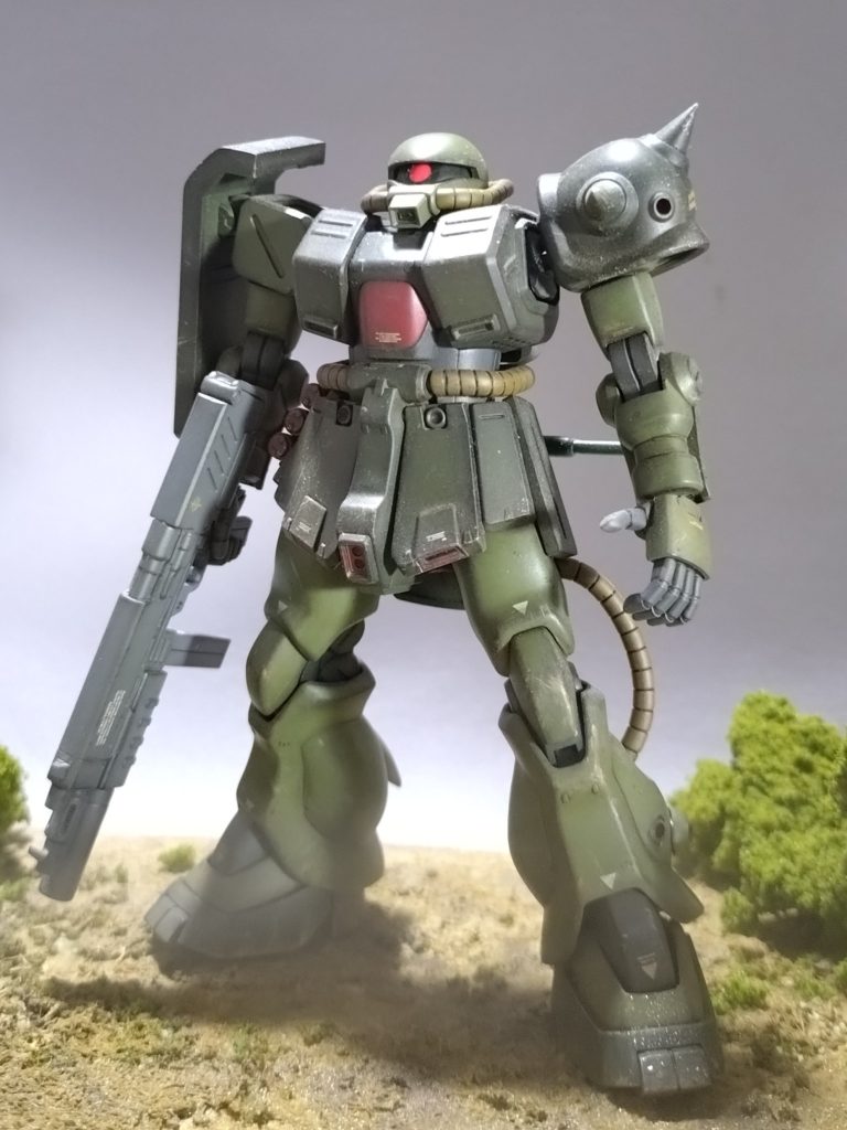 陸戦タイプなので足回りは汚し多めに実施しています。