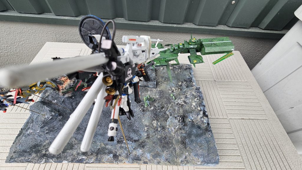 アーティファクトジオラマ　｢月面の逃避行｣
