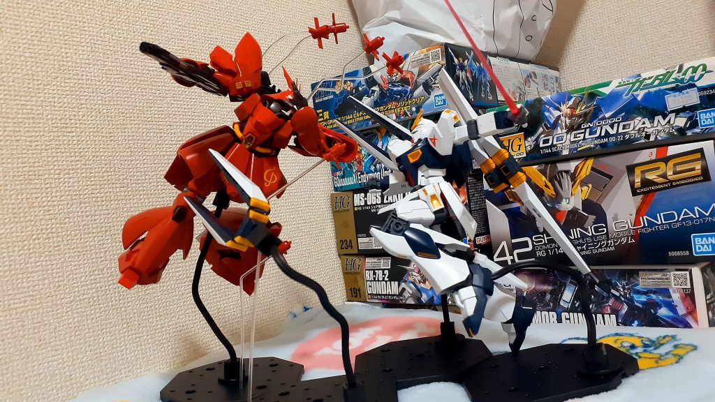 前回投稿したサザビーの自作ファンネルエフェクトです