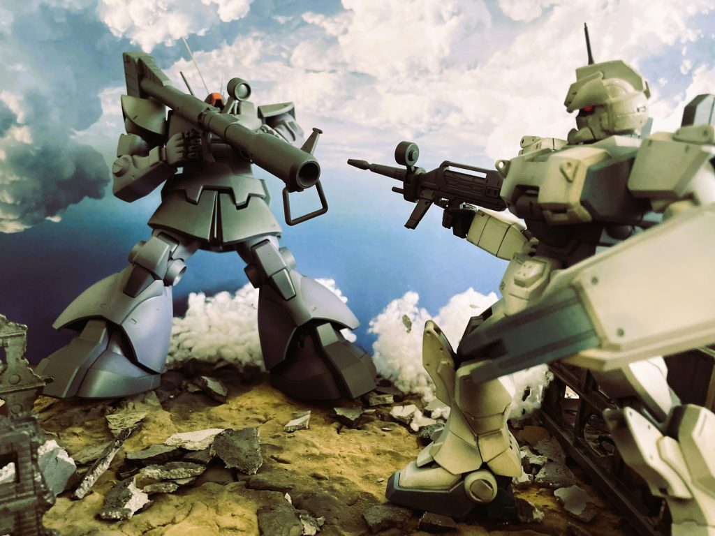 同Ez-08との遭遇シーンをイメージして。