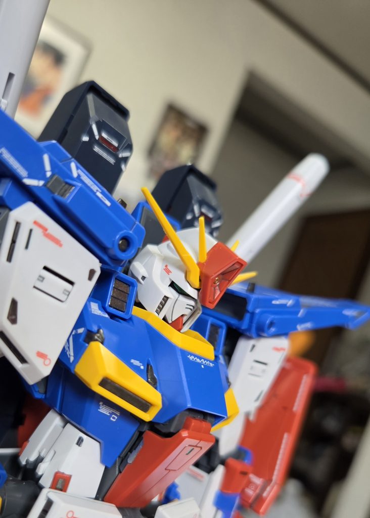 МG 強化型ZZガンダム 部分塗装