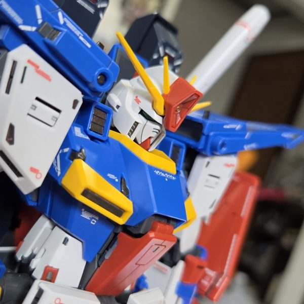 МG 強化型ZZガンダム 部分塗装