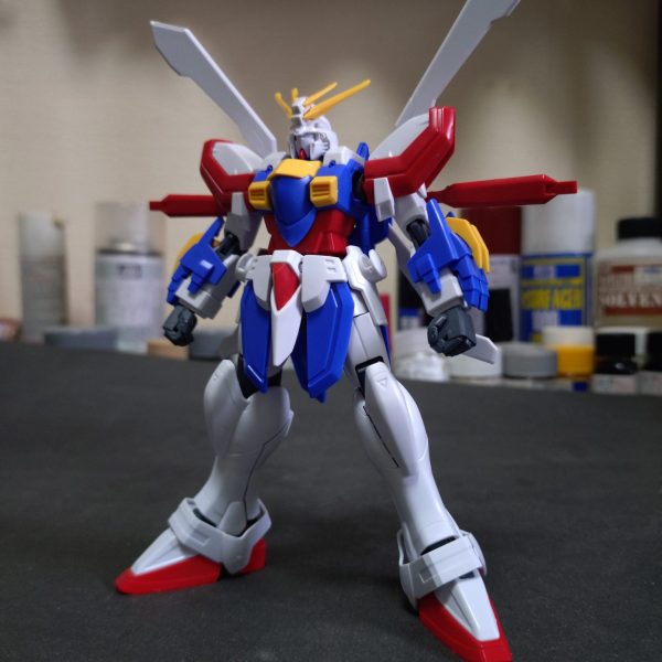 《HGゴッドガンダム制作》