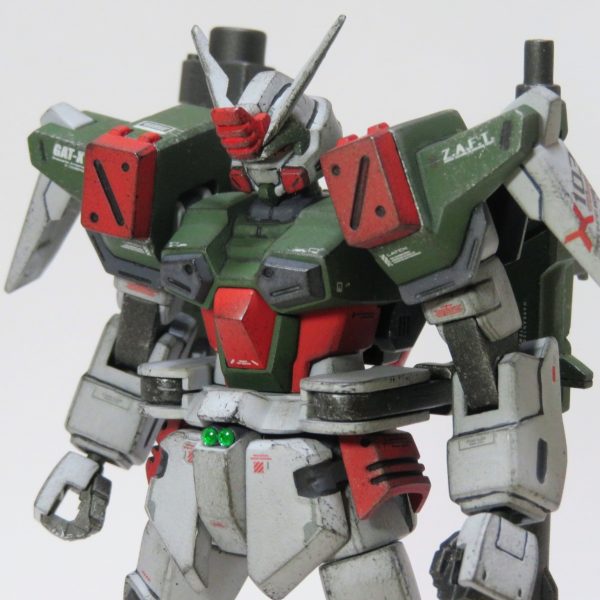 HG バスターガンダム（リアルタイプカラー）筆塗り全塗装