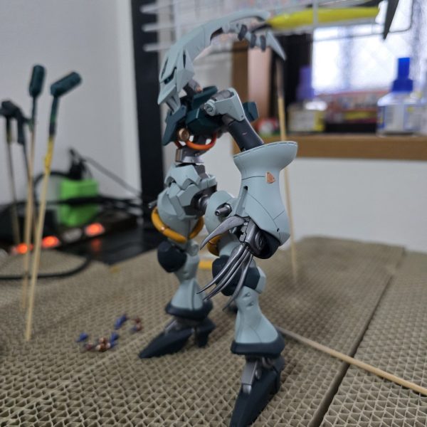 キュベレイ製作日記④~塗装が禿丸~