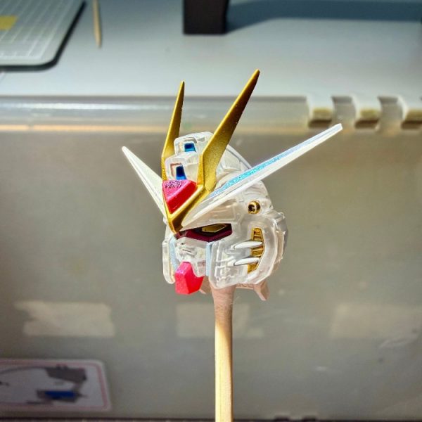 MGEXストライクフリーダムガンダム-制作記録-頭部