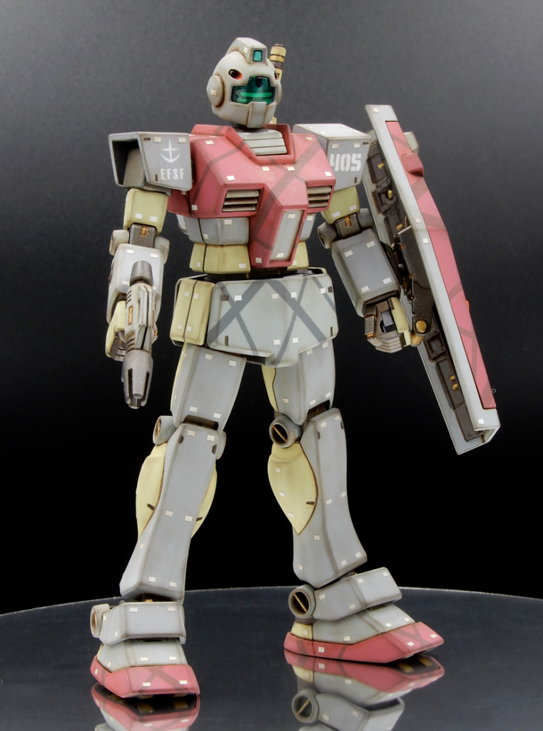 【ジムの日】HGUCジム–3枚目/制作者：不沈空母