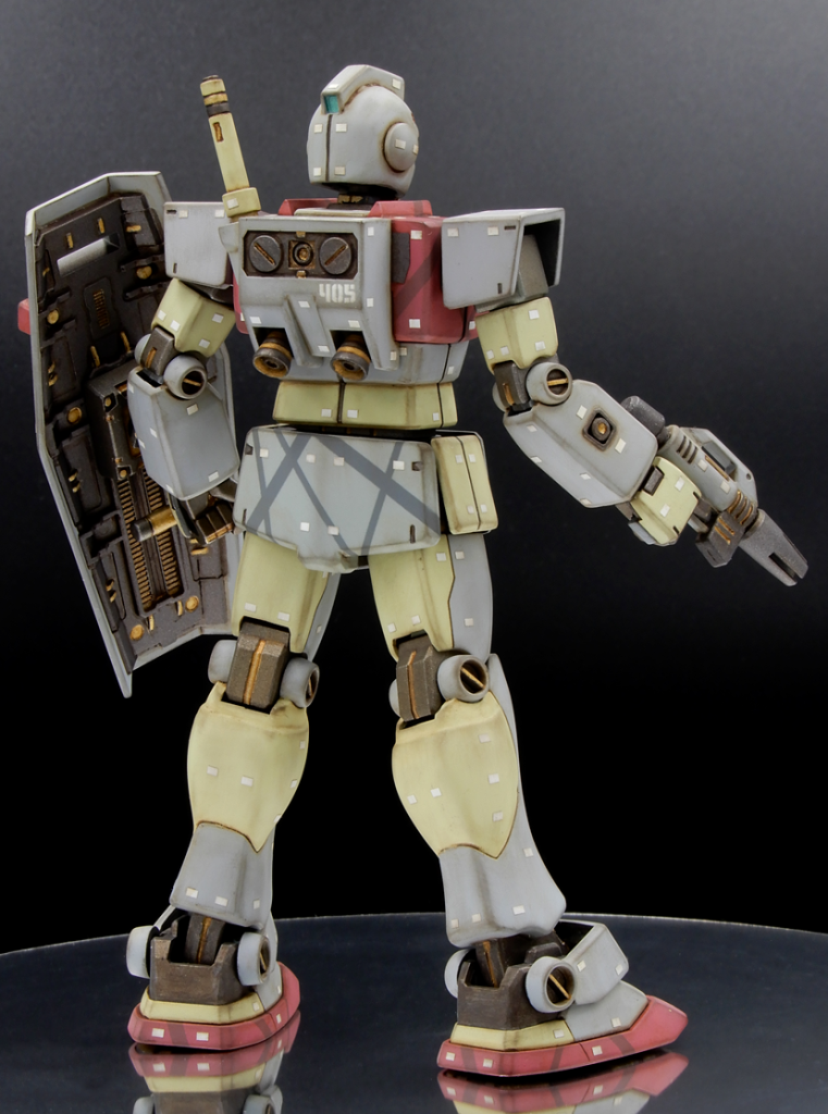 【ジムの日】HGUCジム–4枚目/制作者：不沈空母