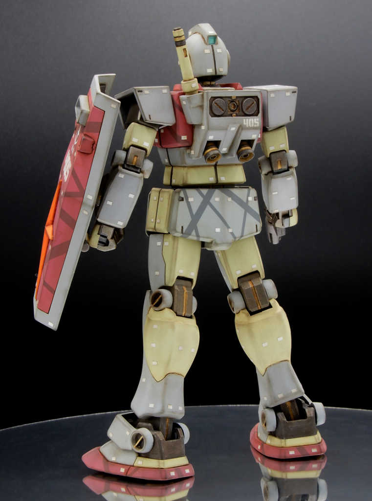 【ジムの日】HGUCジム–5枚目/制作者：不沈空母