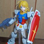 MS少女ガンダム風プラモの武装の一部まで完成。ライフルとシールドは出来た。後はバ[…]