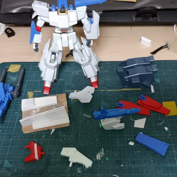 HGUC ZZガンダムのフルアーマー化