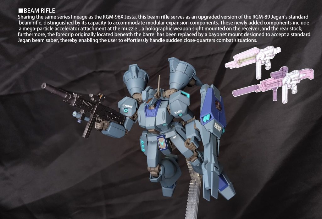 ■ RGM-89 ADV JEGAN PLUS (Rangers equipment)–5枚目/制作者：@cuicui9911