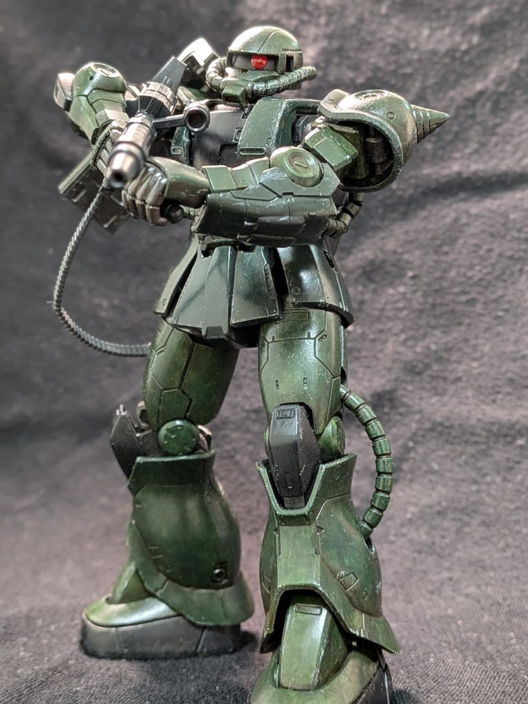 マシンガン構えてみました。(zaku-kao8)&nbsp;