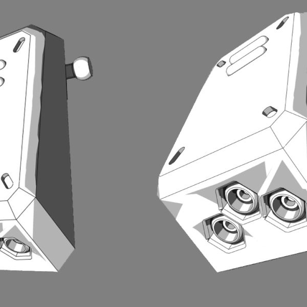 リアスカートチョバム…左右一体の設計思想が見えない…それに腰部ラックの方が重要と思われる(あっ！公式には無いのか…)ので勝手に分割して小さくまとめて終わる。さて、プリンター整備しようっと…(*'ω'*)。&nbsp;（2枚目）