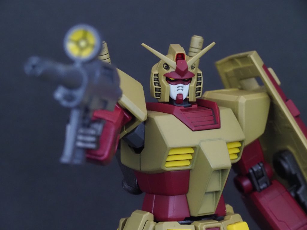 HGUC191のガンダムは本当にいいキットですね。作りやすい。