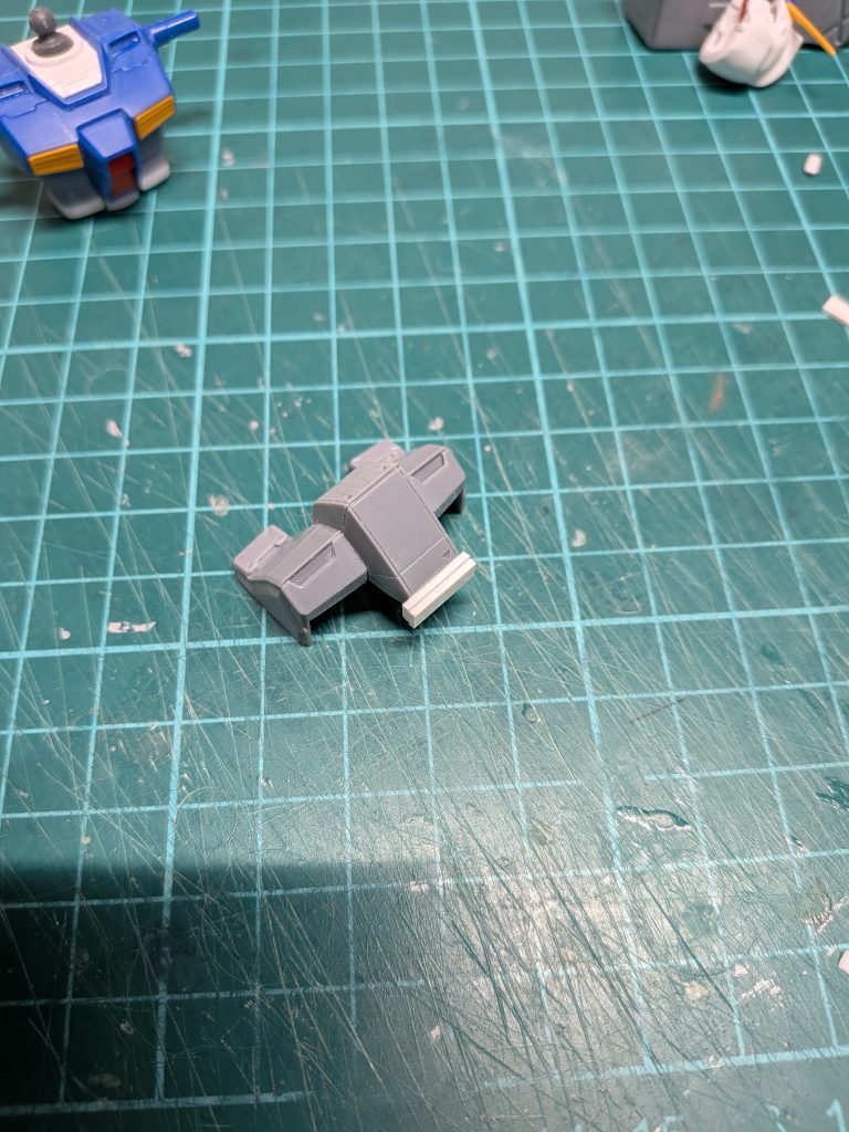 チョバムアーマーも２ミリ延長。