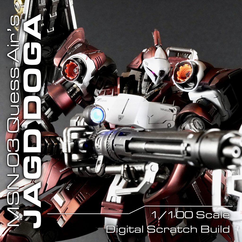 ヤクトドーガ（クェス機） 1/100 デジタルスクラッチ作品