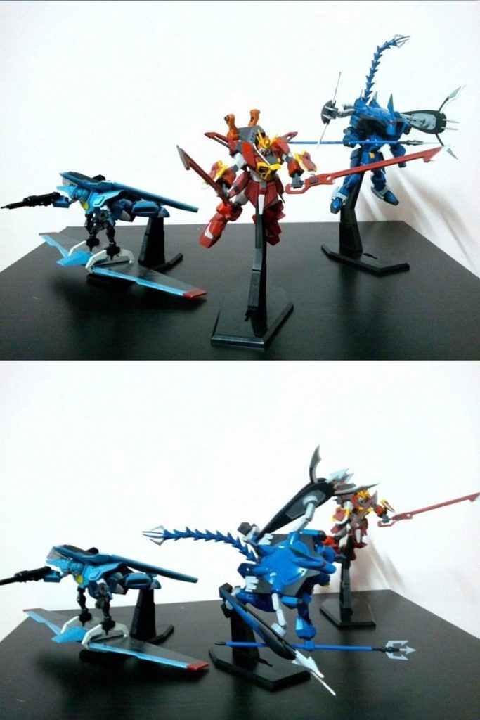 HG•ジェーン専用•水中機動試験型•フォビドゥンブルー–4枚目/制作者：risuisei