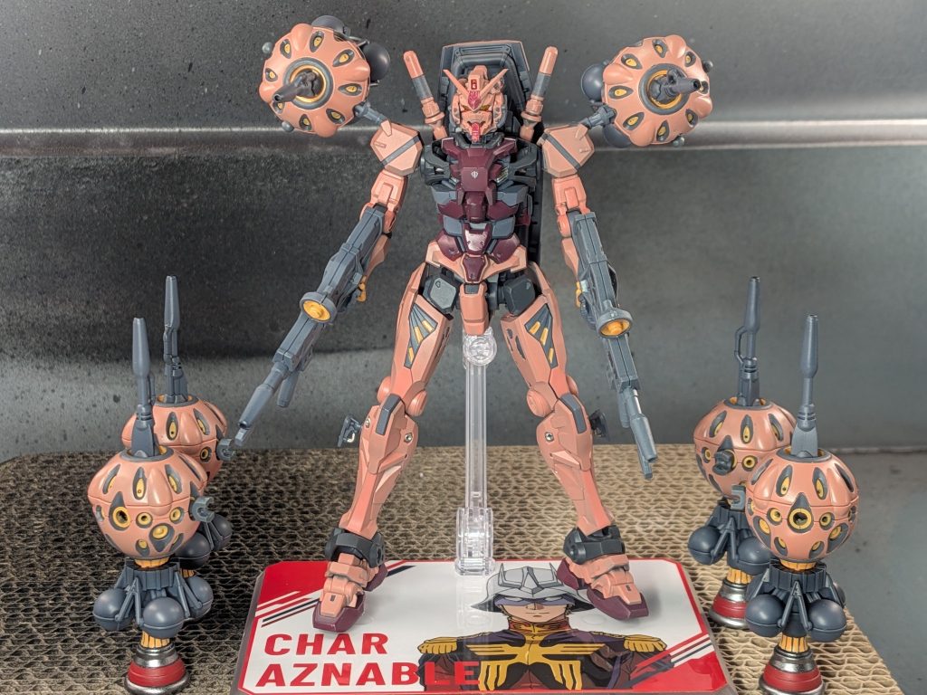 ビットはボールデンアームアームズのボールジョイントを使用してつなげてます。肩のコネクタは接着して重みに耐えられるようにしてます。