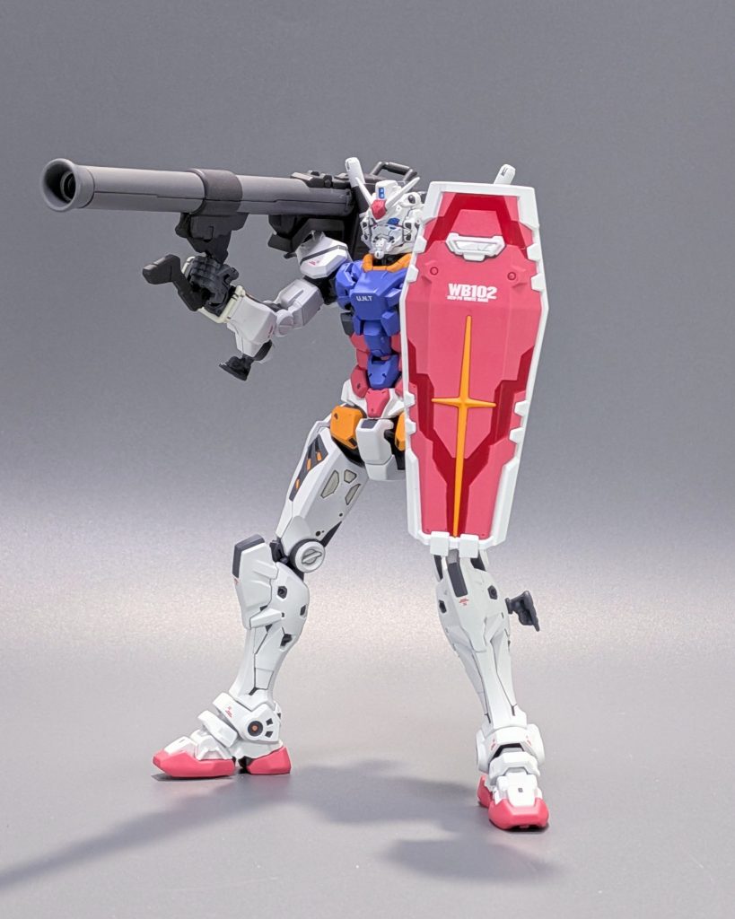 ハイパーバズーカは2色で塗り分け。