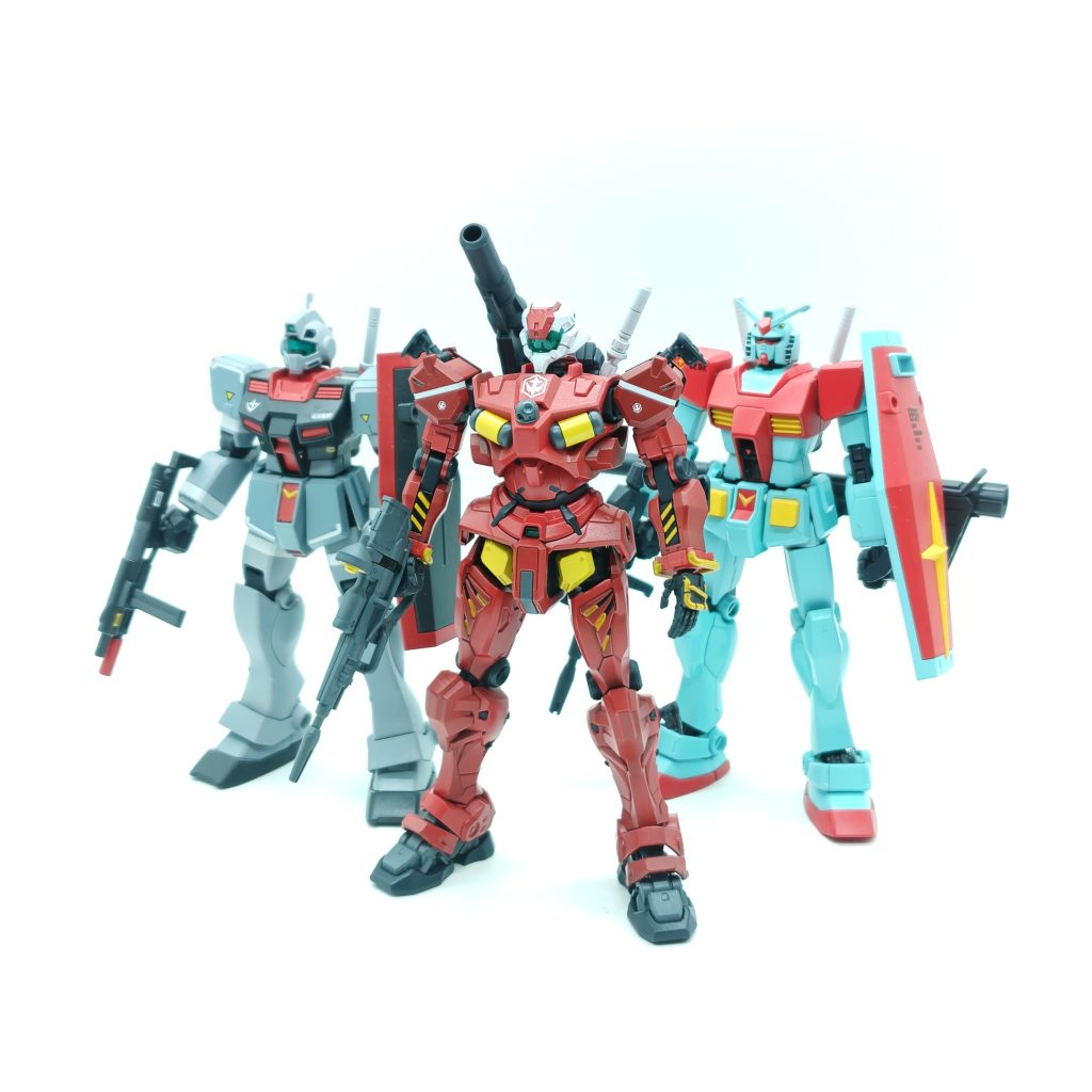 作品名：今年完成したガンプラ…<p>癖強いな… なんか変なの混ざってるし。</p>
