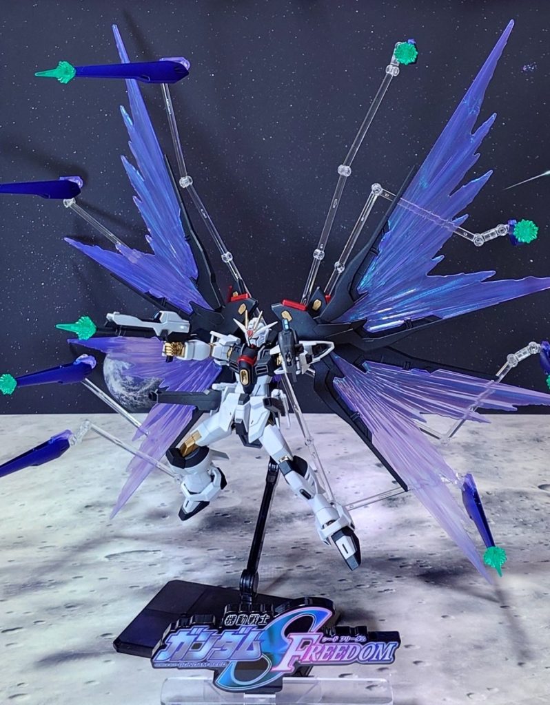 HGCE 1/144 ストライクフリーダムガンダム弐式&光の翼エフェクトセット–7枚目/制作者：黒井 響介