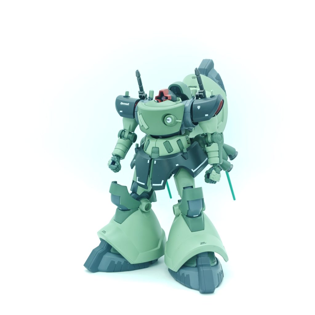 HG リック・ドム ガイア機/オルテガ機(GQ)をジオン軍一般機カラーで仕上げました。