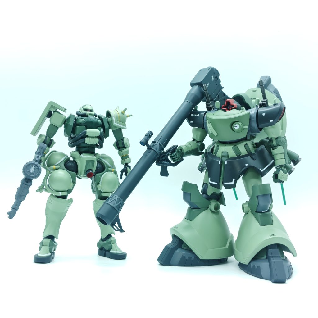 ザク(GQ)と並べるとスゴい…