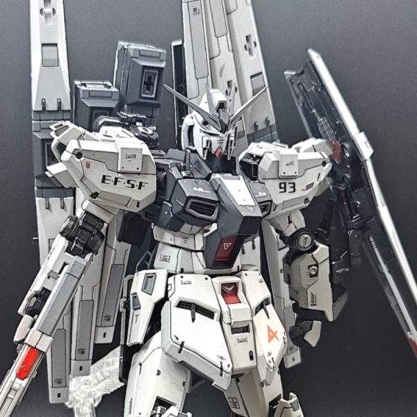 RG νガンダム　ダブルフィンファンネル仕様　オリジナルカラー
